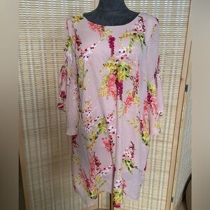 Wothington Pink Floral Dress - XL